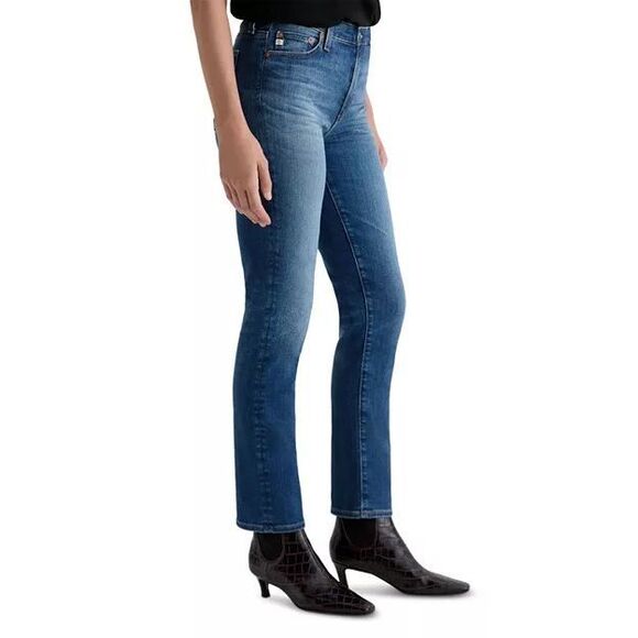 AG Mari Mid Rise Slim Straight Leg Jeans in 12 Years Assumption Size 25 $235 - Picture 4 of 13